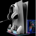 Ipega CANYON jäähdytysteline CS-51 RGB PS5 Slim/DE Charge Musta Ipega CANYON jäähdytysteline CS-51 RGB PS5 Slim/DE Charge Musta