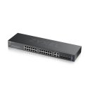 Zyxel GS2220-28-EU0101F сетевой коммутатор Управляемый L2 Gigabit Ethernet (10/100/1000) Черный