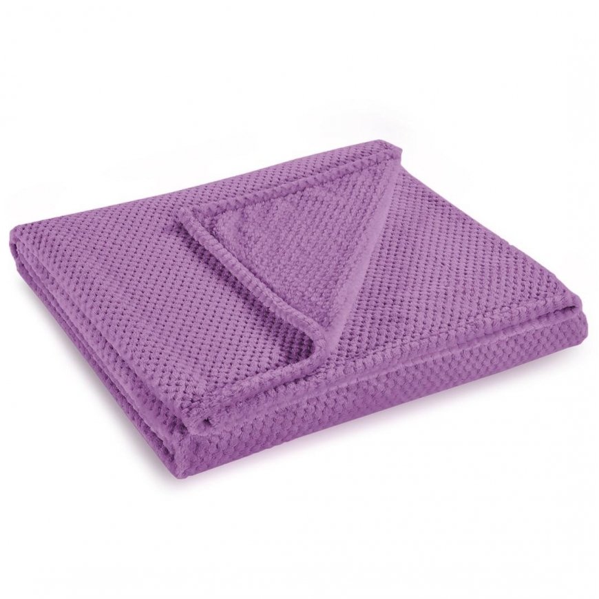 Pledas DecoKing Henry, violetinis, 220 cm x 240 cm – 3