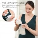 MOMCOZY DAUGKARTINIAI SILICONE MILK STORAGE BAGS, 5 PCS, GRAY
