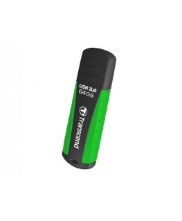 Transcend JetFlash 810 64GB USB 3.0 USB atmintukas USB A tipo 3.2 Gen 1 (3.1 Gen 1) Juoda, Žalia