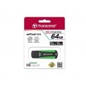 Transcend JetFlash 810 64GB USB 3.0 USB флеш накопитель USB тип-A 3.2 Gen 1 (3.1 Gen 1) Черный, Зеле