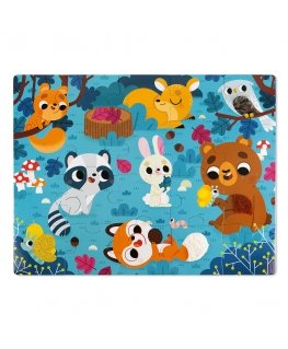 JANOD Tactile Puzzle Forest Animals 20 pieces