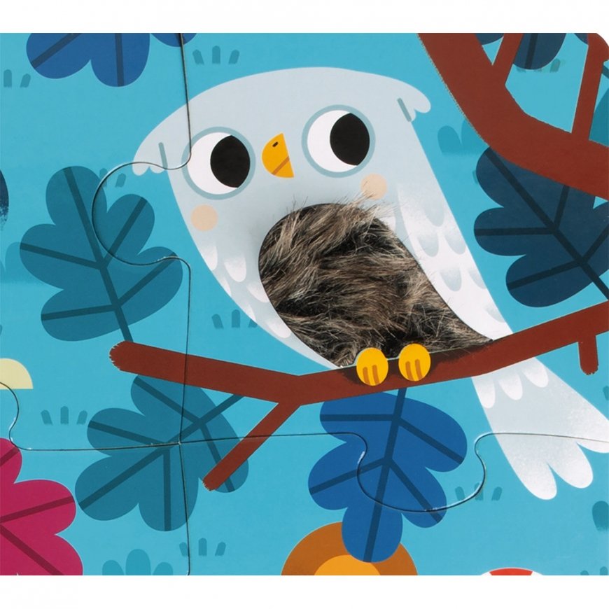 JANOD Tactile Puzzle Forest Animals 20 pieces – 3