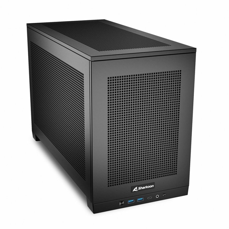Sharkoon REBEL C20 RGB ITX computer case Black – 4