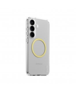 PanzerGlass CARE by ® Flagship Case Transparent Urban Combat w. Chardonnay Qi Compatible Samsung Galaxy S25+ mobile phone case