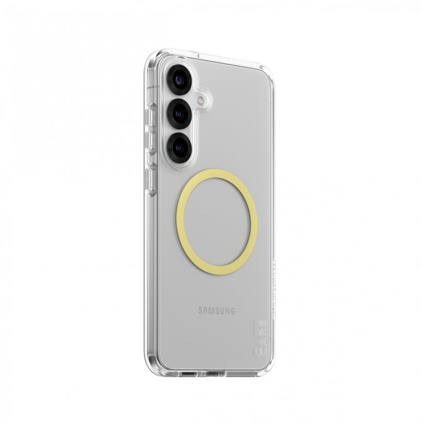 PanzerGlass CARE by ® Flagship Case Transparent Urban Combat w. Chardonnay Qi Compatible Samsung Gal