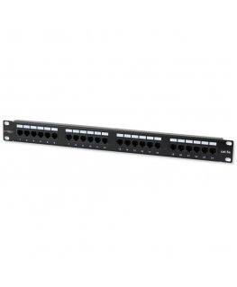 Techly Patch Panel UTP 24 Ports RJ45 Cat.5E I-PP 24-RU-C5ET