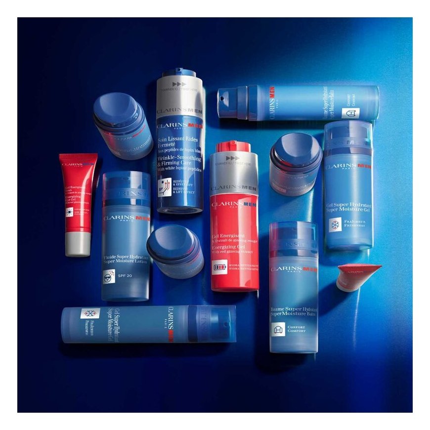 Clarins ClarinsMen Energizing Gel veido drėkiklis Vyrams 50 ml Želė – 4