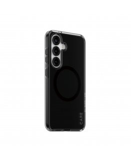 PanzerGlass CARE by ® Flagship Case Urban Combat Smokey w. Black Qi Compatible Samsung Galaxy S25 mobile phone case