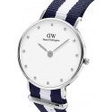DANIEL WELLINGTON Glasgow Silver Ladies' Watch DW00100082 + BOX