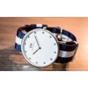 DANIEL WELLINGTON Glasgow Silver Ladies' Watch DW00100082 + BOX