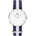 Kell DANIEL WELLINGTON Glasgow Hõbedane Naiste Kell DW00100082 + KARP
