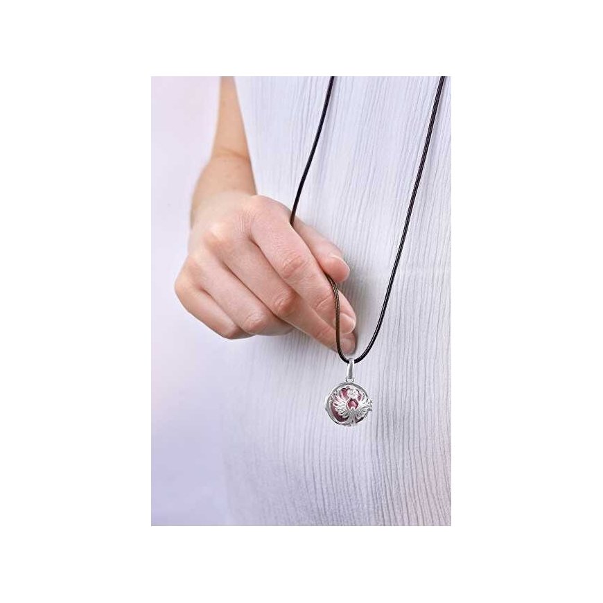 Mummy Bell Women's pendant blue metallic bell Message K10PMM18 – 2
