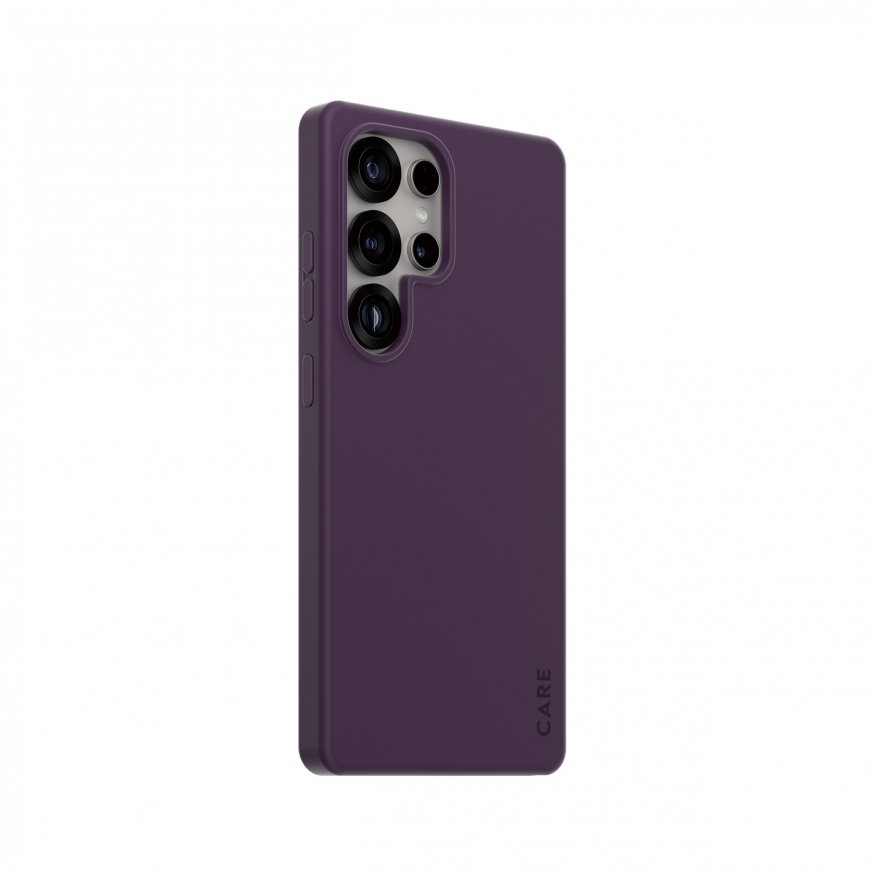 PanzerGlass CARE by ® Fashionable Case Plum Purple w. Qi Compatible Samsung Galaxy S25 Ultra