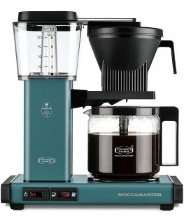 Kahvinkeitin "Moccamaster Optio", meriveden värinen