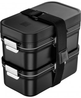 ZWILLING FRESH & SAVE 2 вакуумные контейнеры для обеда, черные