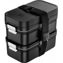 ZWILLING FRESH & SAVE 2 vakuuminės pietų dėžutės, juodos