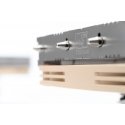 Noctua NH-L12S Tietokoneen jäähdytysjärjestelmä Suoritin Jäähdytin 12 cm Beige, Nikkeli