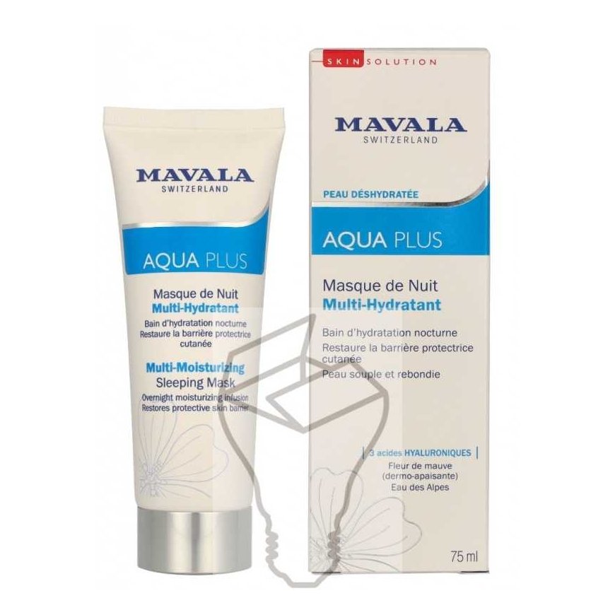 Mavala Aqua Plus Multi-Hüdra Kerge Une Mask, 75 ml – 2
