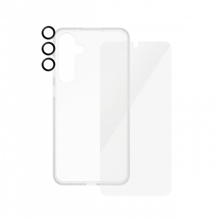 PanzerGlass SAFE. by ® 3-in-1 Pack Samsung Galaxy S24+ Selge ekraanikaitse 1 tk – 4