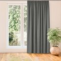 MILANA curtain, gray style, classic, sheer, dragon stripe, 7.5 cm, chenille, 280x300, HOMEDE