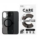 PanzerGlass CARE by ® Flagship Case Smokey Urban Combat w. Black MagSafe iPhone 16 mobiiltelefoni üm