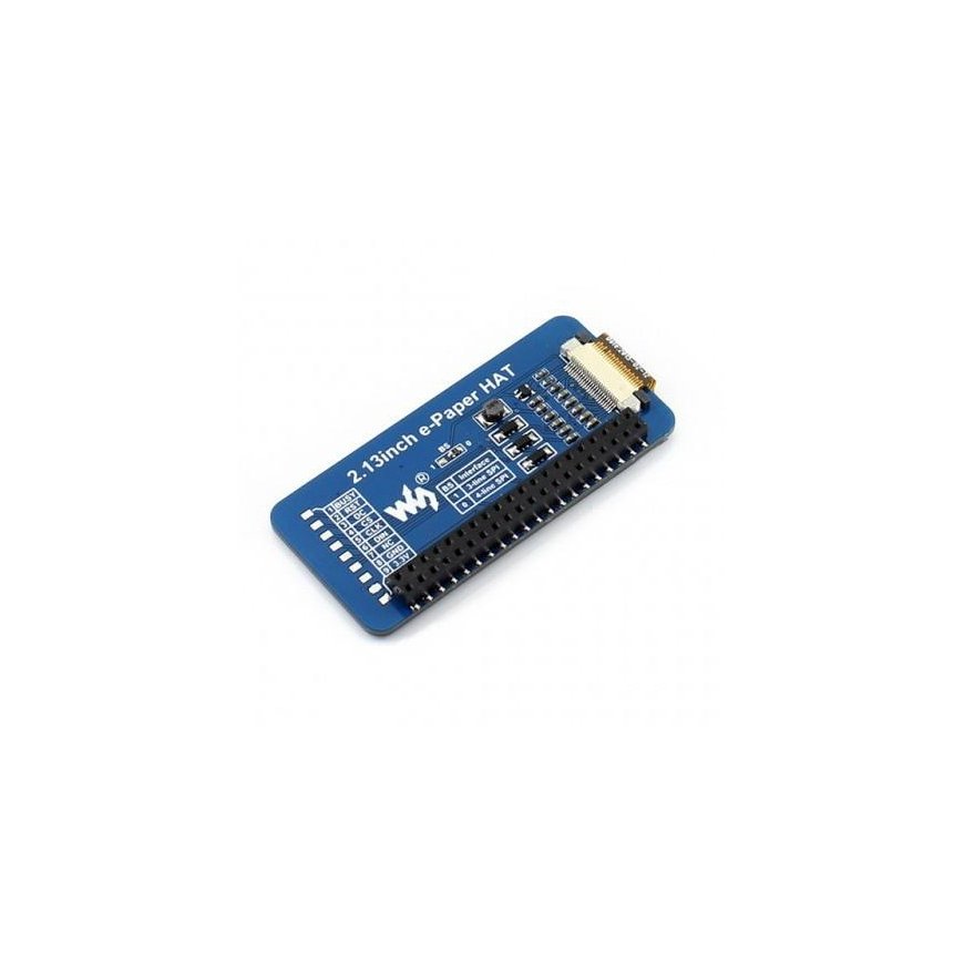 Waveshare E-popieriaus E-ink Ekranas Priedėlis Raspberry Pi Mikrokompiuteriui - 2.13 – 2