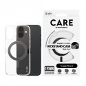 PanzerGlass CARE by ® Feature Case Transparent w. Black Kickstand & MagSafe iPhone 16