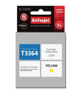 Activejet AE-33YNX tindikassett 1 tk Kokkusobiv High (XL) Yield Kollane