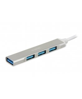 iBox IUH3FAS jaotur USB 3.2 Gen 1 (3.1 Gen 1) Type-A 5000 Mbit/s Valge