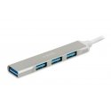 iBox IUH3FAS хаб-разветвитель USB 3.2 Gen 1 (3.1 Gen 1) Type-A 5000 Мбит/с Белый