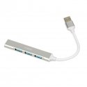 iBox IUH3FAS хаб-разветвитель USB 3.2 Gen 1 (3.1 Gen 1) Type-A 5000 Мбит/с Белый