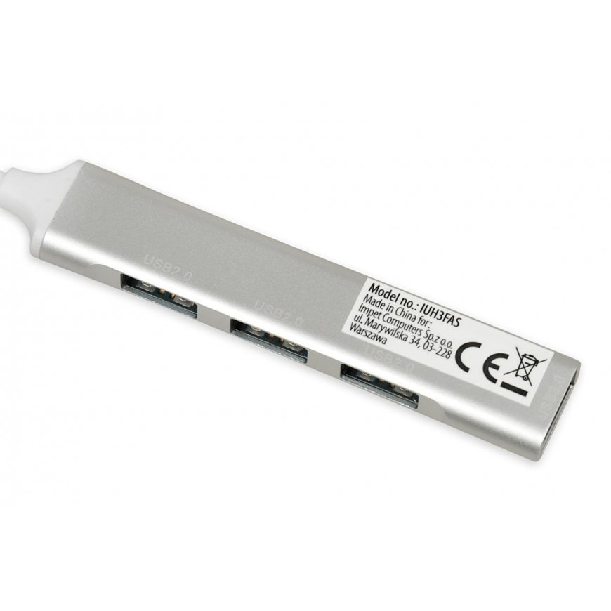 iBox IUH3FAS keskitin USB 3.2 Gen 1 (3.1 Gen 1) Type-A 5000 Mbit/s Valkoinen – 4