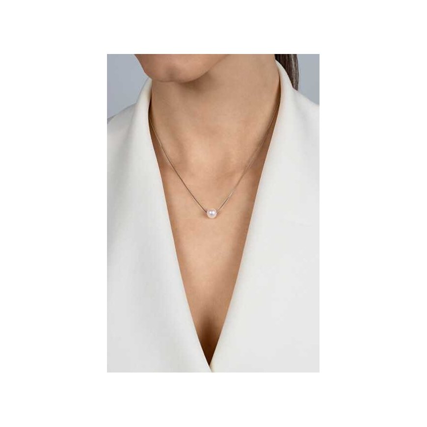 Brilio Silver Excellent gold-plated pearl necklace NCL99Y – 3