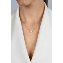 Brilio Silver Excellent gold-plated pearl necklace NCL99Y