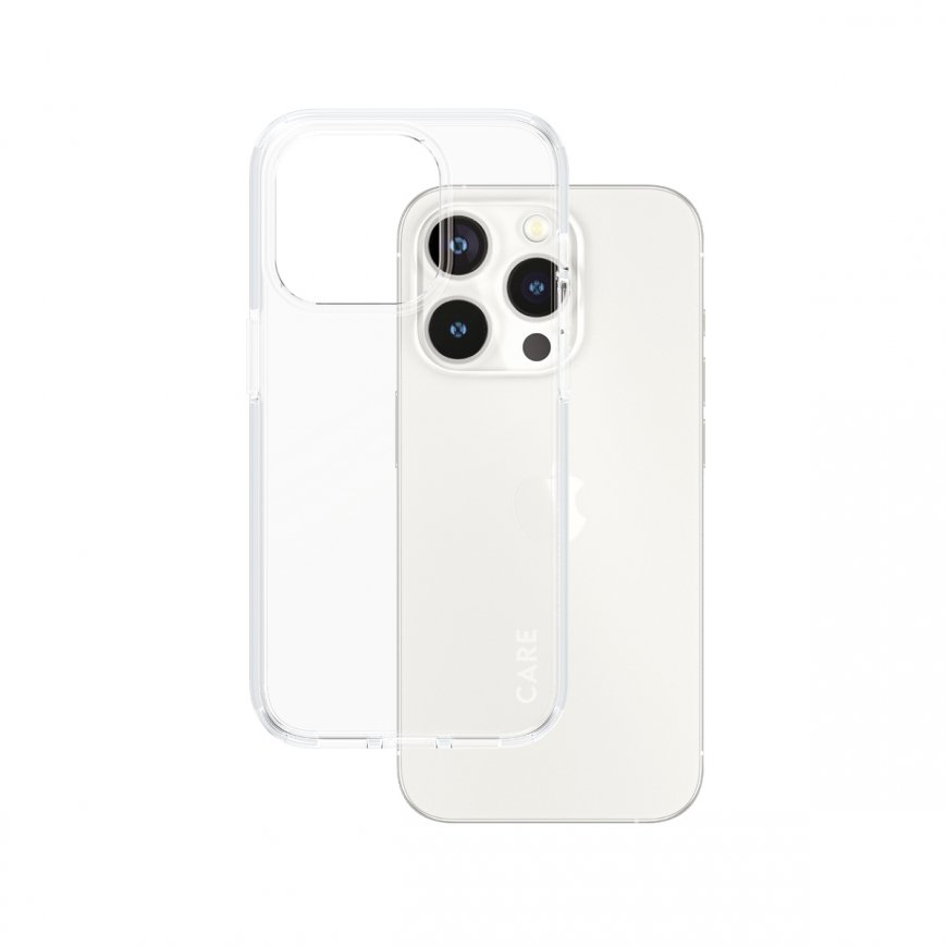 PanzerGlass CARE by ® Flagship Case Transparent Urban Combat w. Clear Frame iPhone 15 Pro mobiliojo