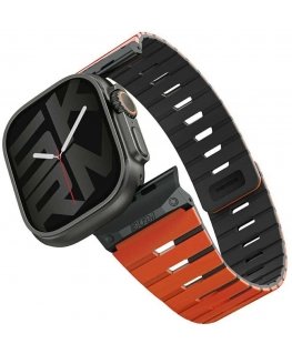 Dirželis Skinarma Gemini uz Apple Watch 49/46/45/44 mm oranžs