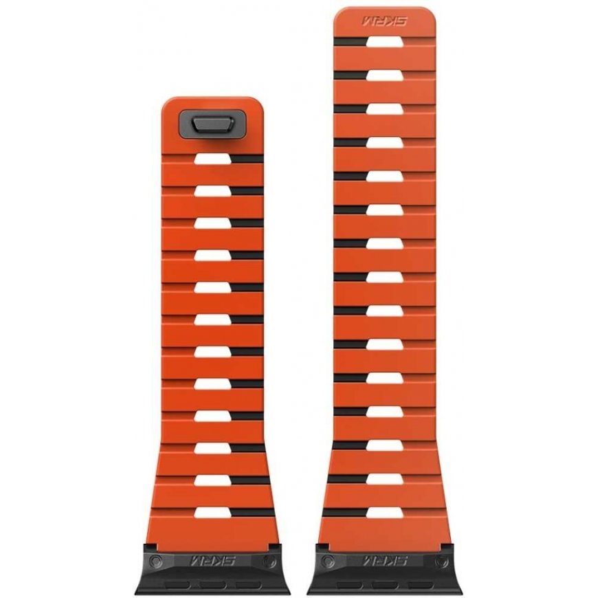 Dirželis Skinarma Gemini Apple Watch'ile 49/46/45/44 mm oranžine – 2