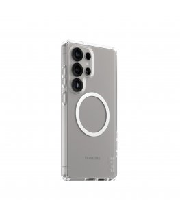 PanzerGlass CARE by ® Flagship Case Transparent Urban Combat w. White Qi Compatible Samsung Galaxy S25 Ultra