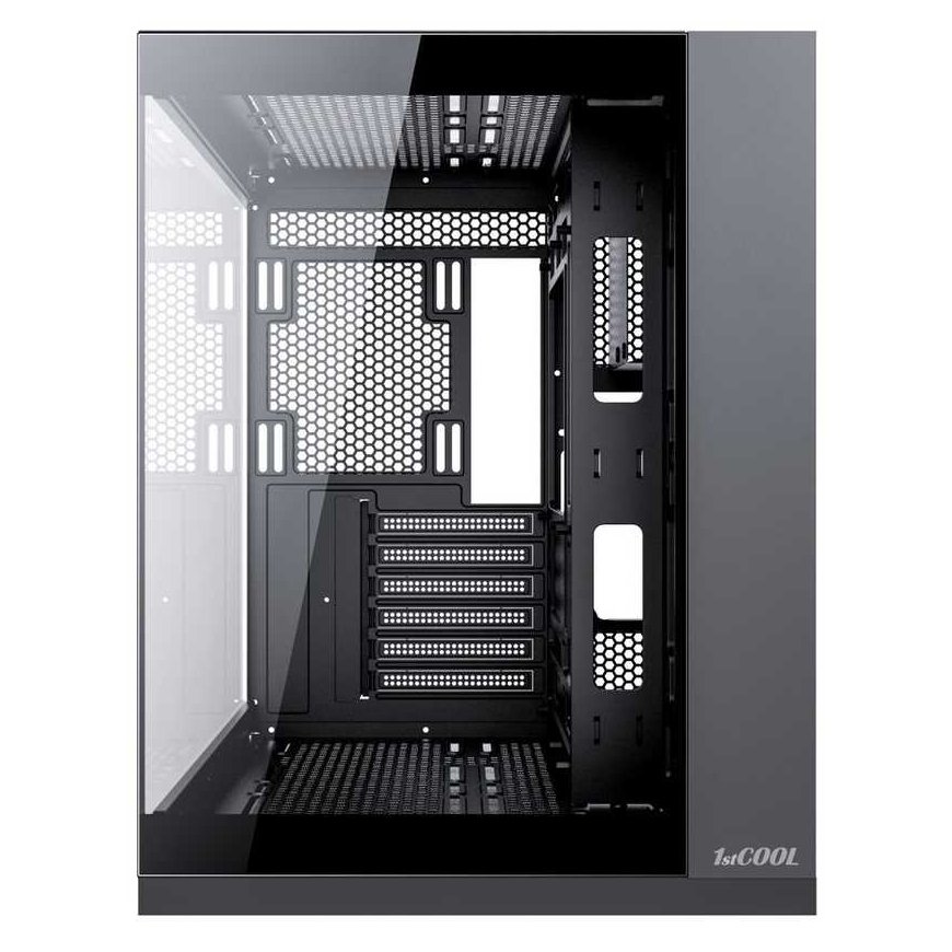 1St Cool 1stCOOL DREAMER korpusas, vidēja izmēra torņa, AU, USB 3.0, USB-C, 3x 120 mm ARGB ventilatori, melns – 3