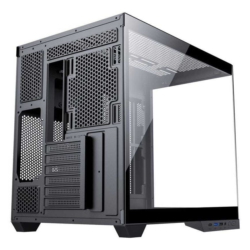 1St Cool 1stCOOL DREAMER case, medium-sized tower, AU, USB 3.0, USB-C, 3x 120 mm ARGB fans, black – 4
