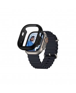 PanzerGlass ® Screen Protector Snappie Full Body Bulky Black Apple Watch Ultra 2 Selge ekraanikaitse 1 tk