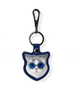 Case for the Nimmy Glasses Cool Cat item finder in blue color