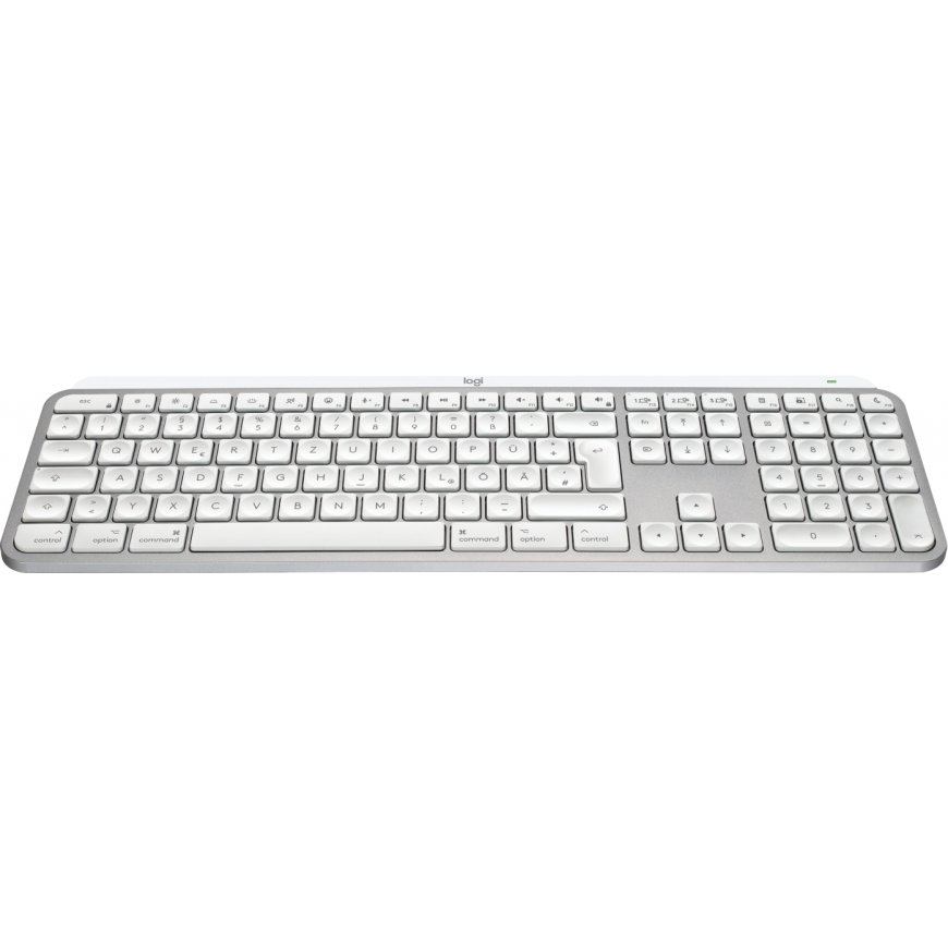 Logitech MX Keys S for Mac klaviatuur Kontor RF juhtmeta ühendus + Bluetooth QWERTZ Saksa keel Alumi – 2