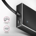 Axagon HUE-F7C 7x USB 3.2 Gen 1 ALU FLAT hub micro power IN 30cm USB-C USB 3.2 Gen 1 (3.1 Gen 1) Typ