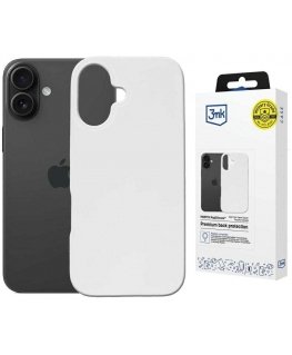 Dėklas 3MK Hardy MagSilicone do Apple iPhone 16 Plus balta
