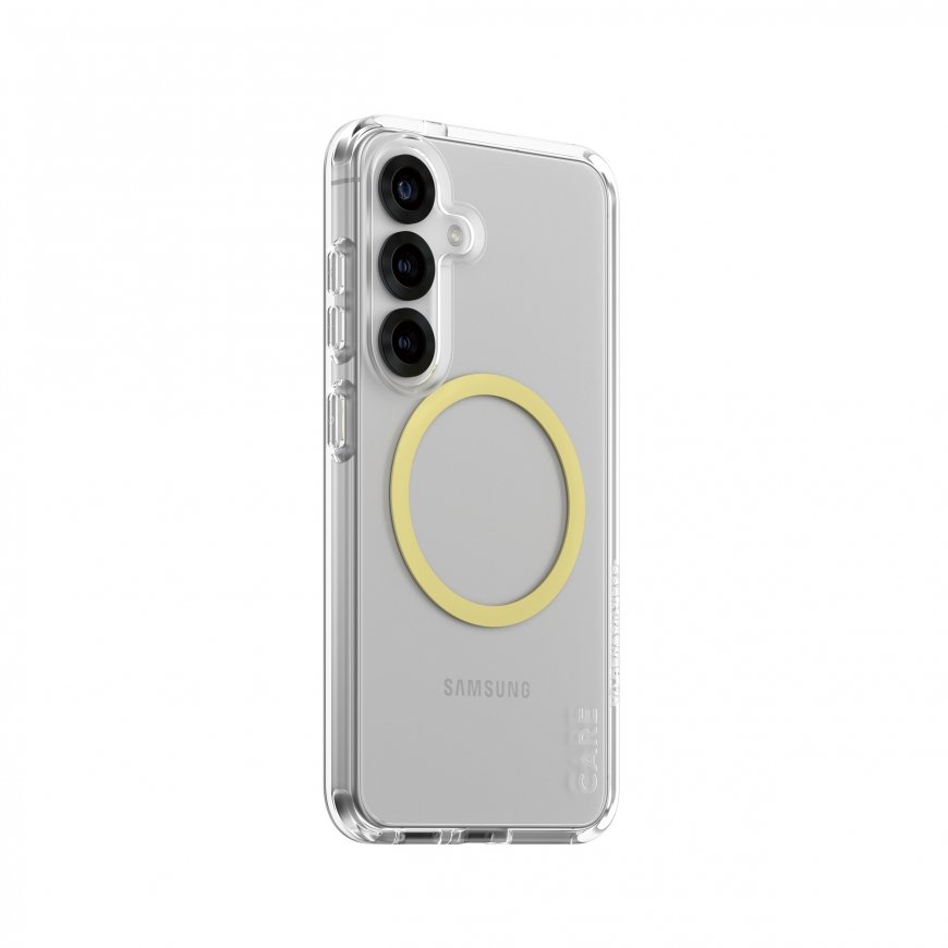 PanzerGlass CARE by ® Flagship Case Transparent Urban Combat w. Chardonnay Qi Compatible Samsung Gal