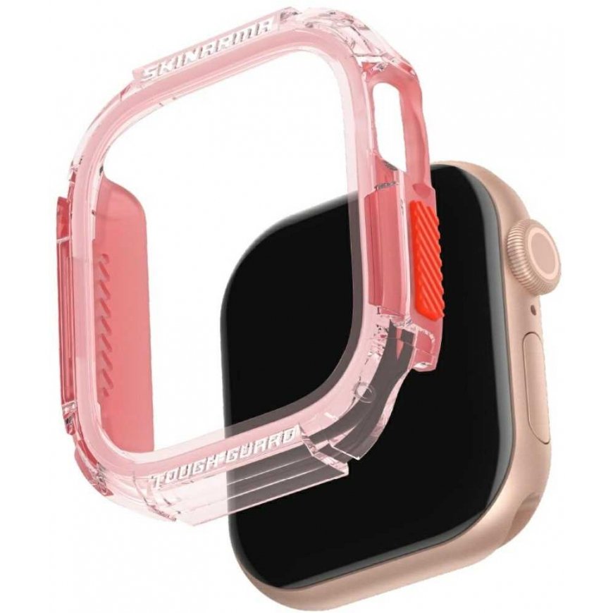 Skinarma Atom -kotelo Apple Watch 42mm:lle, vaaleanpunainen