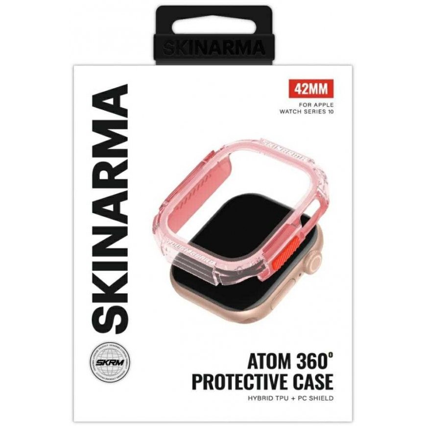 Dēklis Skinarma Atom Apple Watch 42mm rozā – 3